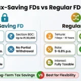 Tax saving fixed deposits vs regular FDs India 2026